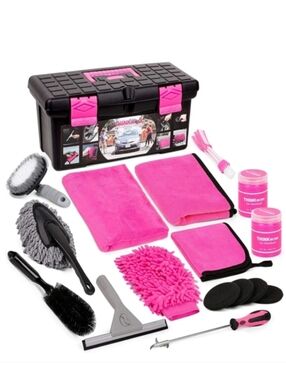 ⭐NWT Pink Car Detailing Kit⭐